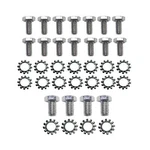 90 V6 Chrome Steel Oil Pan Bolt Kit For Chevy Small Block Oldsmobile V8 Gm. Fixed Price $15.95.