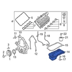 For Ram 1500 2021-2024 53011607aa Engine Oil Pan. Fixed Price $830.10.