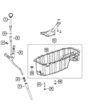 Genuine Mopar Oil Pan 68317280aa. Fixed Price $893.26.
