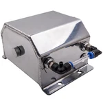 New Universal 1l Aluminium Oil Catch Can Breather Tank Reservoir Drain Polished. Fixed Price $50.00.