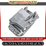 Engine Oil Pan For Honda Civic Si Coup 2006 2007 2008-2011 L4 2.0l 11200-rrb-a00. Fixed Price $83.99.