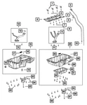 Genuine Mopar Engine Oil Pan 4893545ab. Fixed Price $262.16.