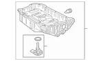 Genuine Porsche Cayenne 3.6 Engine Oil Pan 958-107-055-01. Fixed Price $565.95.