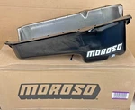 Moroso 20172 Oil Pan, Fits Sbc 1986-up W 1 Piece Seal Pass Dipstick, Stock Depth. Fixed Price $174.95.