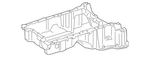 Genuine Mercedes-benz Oil Pan Upper Section 642-010-01-27. Fixed Price $330.00.