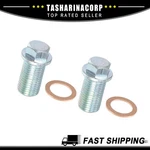 2 Pcs M14x1.5 Steel Engine Oil Drain Plug Screw With Seal Ring For Mercedes-benz. Fixed Price $12.99.