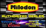 Milodon 31555 Engine Oil Pan, Road Race, Rear Sump, 8 Qt, 8.125 In Deep, Steel. Fixed Price $629.95.