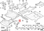 Genuine Bmw E46 Sedan Engine Splash Shield Undercar Front Oem 51718265977. Fixed Price $43.85.