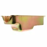 Milodon 30750 Oil Pan Steel Gold Iridite 4 Qt. For Dodge 237/318/340 A B E Body. Fixed Price $263.35.