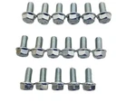 Transmission Pan Bolt Kit 17pcs Compatible With Chevy Gm Th350 Th400 Silver. Fixed Price $16.82.