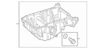 Genuine Mercedes-benz Oil Pan 264-014-20-00. Fixed Price $667.39.