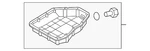 Genuine Kia Oil Pan 21510-3laa0. Fixed Price $43.19.