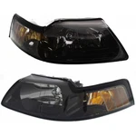 For 2001-2004 Ford Mustang Pair Headlights Driver And Passenger Side-bulbs Incl.. Fixed Price $148.86.