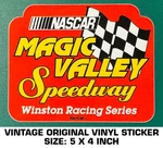 Magic Valley Speedway Winston Racing - Vintage Original Vinyl Decal Sticker. Fixed Price $9.48.