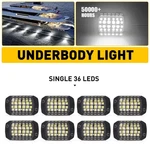 8 Pod White Led Rock Light Underglow Lamp Offroad Truck Atv Underbody High Power. Fixed Price $33.99.