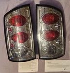 Ipcw Ledt-408cs Platinum Smoke Led Tail Lamp - Pair (02-"on" Dodge Ram). Fixed Price $179.99.