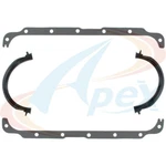 Oil Pan Gasket Set Apex Aop254 Dodge 3.9l 239 Cid 1988 - 1991. Fixed Price $9.20.