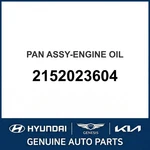2000-2010 Hyundai Elantra Pan Assembly-engine Oil Oem New 2152023604. Fixed Price $529.20.