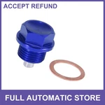 One M18 X 1.5 New Magnetic Oil Drain Plug Sump Nut Bolt Blue. Fixed Price $12.18.