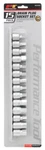 Performance Tool W54287 15-piece Drain Plug Socket Set With 11mm & 13mm Squar.... Fixed Price $33.99.