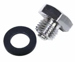 Magnetic Oil Drain Plug With Rubber Seal - Vw Bug Ghia Bus Buggy Empi 8856. Fixed Price $12.62.