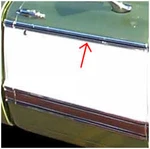 Brothers Trucks Mf040rh Door Molding - Upper Right. Fixed Price $54.65.