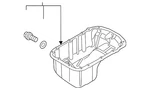 Genuine Mitsubishi Oil Pan 1200a557. Fixed Price $255.60.