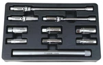 Platinum 10pc Magnetic Spark Plug Socket Set W/locking Swivel Extensions #99610. Fixed Price $204.59.