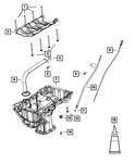 Genuine Mopar Engine Oil Pan 68332785ab. Fixed Price $179.08.