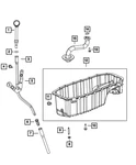 Genuine Mopar Engine Oil Pan 4892916ad. Fixed Price $143.00.