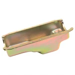 Summit Racing G3535 Oil Pan Steel Gold Zinc 4 Qt Fits Dodge Sb 237/318/340. Fixed Price $85.99.