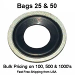 M12 Metal Rubber Oil Drain Plug Gaskets Fits Gm Dorman 097-021. Fixed Price $224.99.