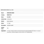 2014 Mercedes-benz Cla250 Engine Oil Sump Pan A2700100113. Fixed Price $349.99.