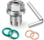 Deefill M12.1-1.75 X 15mm Oversize Piggyback Oil Drain Plug, Stainless Steel .... Fixed Price $32.80.