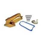 Weiand Oil Pan Kit Fabricated Gold Zinc Finish For Small Block Chevrolet 5003wnd. Fixed Price $233.31.