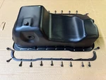 87-93 Ford Mustang Double Sump Oil Pan W/ Brackets & Bolts Combo Factory Oem Gt. Fixed Price $127.49.