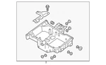 Genuine Nissan Oil Pan 11110-6ca1a. Fixed Price $410.58.