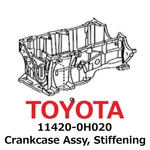 New Toyota Genuine Alphard Rav4 Camry Crankcase Assy, Stiffening 11420-0h020. Fixed Price $833.99.
