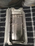 Sbc Aluminum Dry Sump Oil Pan With 3 Pickups 2 Piece Rear Seal Moroso C-line. Fixed Price $325.00.