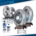 300mm Front 260mm Rear Drilled Brake Rotors And Brakes Pads Kit For Honda Civic. Fixed Price $152.13.
