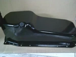 Black Steel Sumitracing 5qt Oil Pan Chevy Small Block, 1 Piece Rear Main Seal. Fixed Price $50.00.