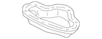 Genuine Nissan Oil Pan 11110-4w010. Fixed Price $136.08.