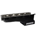 Moroso Oil Pan 20408; Street/strip Stroker 6.5 Qt Flat Sides, Black For Bbc. Fixed Price $512.99.
