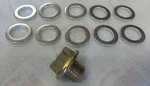 Oil Drain Plug Dp541 (1) + Gasket / Washer (pack Of 10) For Mitsubishi. Fixed Price $13.29.