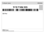 Genuine Bmw Oil Pan 11-13-7-586-555 New. Fixed Price $815.72.