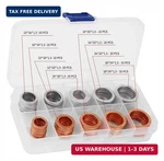 100pcs Oil Drain Plug Crush Washer Assortment Kit 10mm 12mm 14mm 16mm 18mm - 50. Fixed Price $25.92.