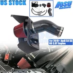 For 2019+ Audi S4 S5 B9 3.0t Engine Cold Air Intake System + Filter +heat Shield. Fixed Price $165.90.