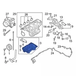 Genuine Ford 2019-2023 Ranger Oil Pan Kb3z-6675-a. Fixed Price $240.29.