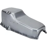 Stock Raw Steel Oil Pan, Fits Chevy Small Block 1957-79. Fixed Price $97.99.