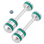 Boxob 2pcs Barbell Oil Diverter, Aluminum As Shown In The Detailed Picture. Fixed Price $17.18.